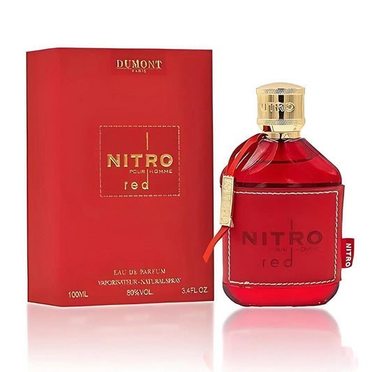 ocpcrn NITRO RED - Eau de Parfum für Männer - Luxusduft mit fruchtigen, holzigen, blumigen und maskulinen Noten - Lang anhaltendes Parfüm - 100 ml