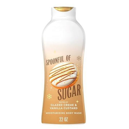 Feuchtigkeitsspendendes Duschgel mit Zuckerlöffel-Duft, 22 Fl Oz (1er-Pack) – Sanfte Reinigung für weiche, geschmeidige Haut