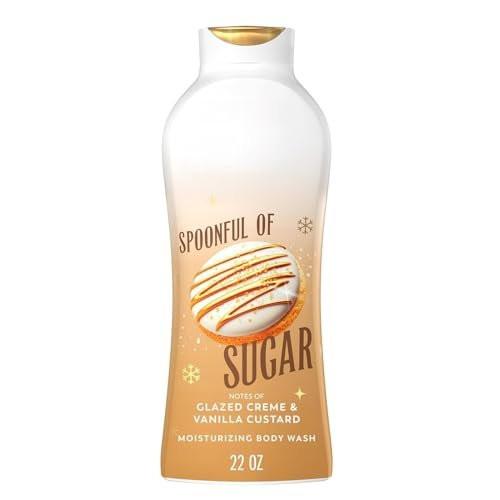 Feuchtigkeitsspendendes Duschgel mit Zuckerlöffel-Duft, 22 Fl Oz (1er-Pack) – Sanfte Reinigung für weiche, geschmeidige Haut