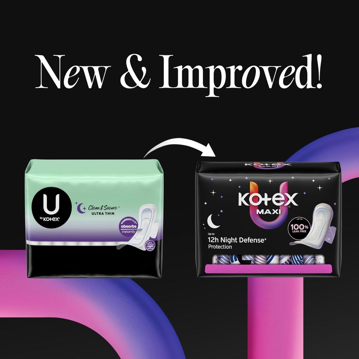 Kotex Overnight Maxi Binden, 39 Stück (Verpackung kann variieren)