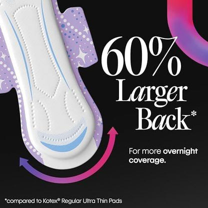Kotex Overnight Maxi Binden, 39 Stück (Verpackung kann variieren)