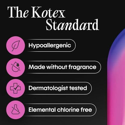 Kotex Daily Thong Slipeinlagen, einzeln verpackt, leichte Saugfähigkeit, Normalgröße, 120 Stück (Verpackung kann variieren)