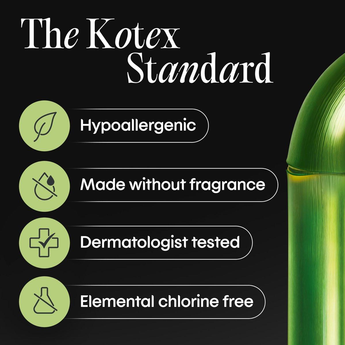 Kotex Bamboo Panty Liners, leichte Saugfähigkeit, normale Länge, 66 Stück (Verpackung kann variieren)