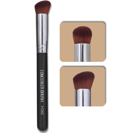 Angled Concealer Pinsel von Keshima – Präzises Concealing, Contouring & Setting für ein nahtloses Finish – geeignet für flüssige, cremige & pudrige Texturen – weiche, dichte Synthetikborsten