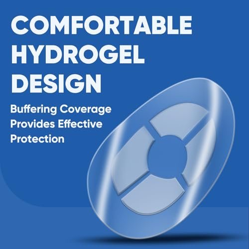 OAKDOLCHE 40 Stück Hydrogel Bunion Pads – Schmerzlinderung & Schutz vor Druck und Reibung, wasserfest, selbstklebend, für Männer und Frauen