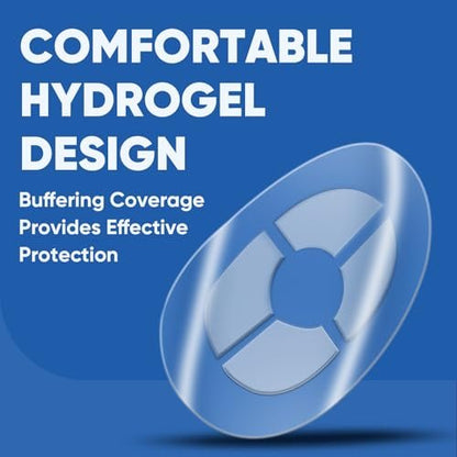 OAKDOLCHE 40 Stück Hydrogel Bunion Pads – Schmerzlinderung & Schutz vor Druck und Reibung, wasserfest, selbstklebend, für Männer und Frauen