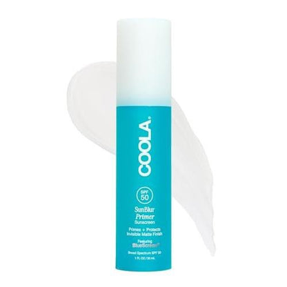 COOLA SunBlur Makeup Primer mit SPF 50, matter Finish, fixiert Make-up für 8 Stunden, dermatologisch getestet, parabenfrei, vegan, 30 ml