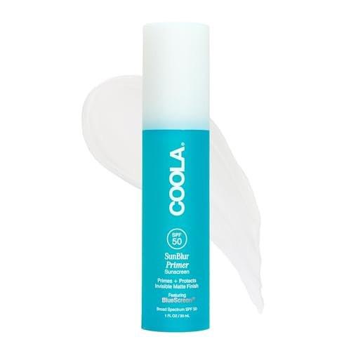 COOLA SunBlur Makeup Primer mit SPF 50, matter Finish, fixiert Make-up für 8 Stunden, dermatologisch getestet, parabenfrei, vegan, 30 ml