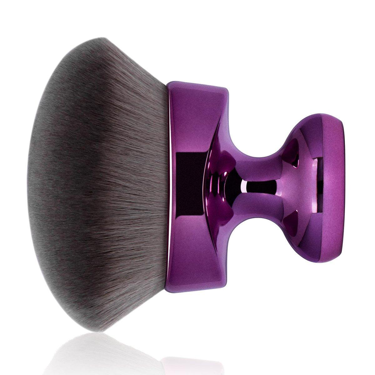 Blend & Blur Extra Large Body Kabuki Pinsel & Selbstbräuner Pinsel – für Körper Make-up & Foundation – Applikator für Selbstbräunung – langlebige vegane Borsten – mit Schutzbeutel (Lila, Groß)