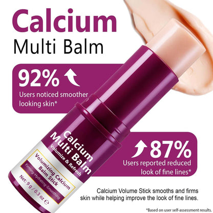 Acorn + Oak Calcium Multi Balm Stick 2er-Pack - Kollagen-Augen- und Gesichtsbalsam, Faltencreme für tiefe Falten, Anti-Aging-Festigungsstick mit intensiver Feuchtigkeitsversorgung, 0,6 Unzen