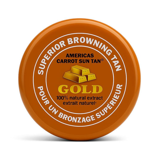 Americas Sun Tan Gold – Natürliche Bräunungscreme für tiefe goldene Bräune ohne Sonnenschutz