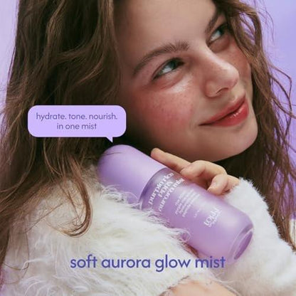 tokki on the moon Purple Rice PDRN Aurora Mist | Feuchtigkeitsspendendes Gesichtswasser & Toner | Hautbarriere-Unterstützung & strahlender Glanz | Vegane koreanische Hautpflege | 85 ml