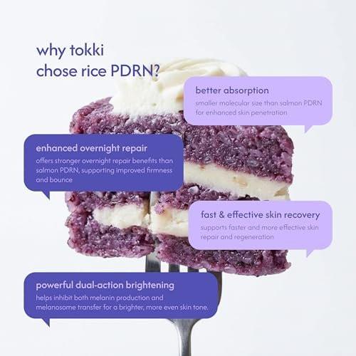 tokki on the moon Purple Rice PDRN Aurora Mist | Feuchtigkeitsspendendes Gesichtswasser & Toner | Hautbarriere-Unterstützung & strahlender Glanz | Vegane koreanische Hautpflege | 85 ml