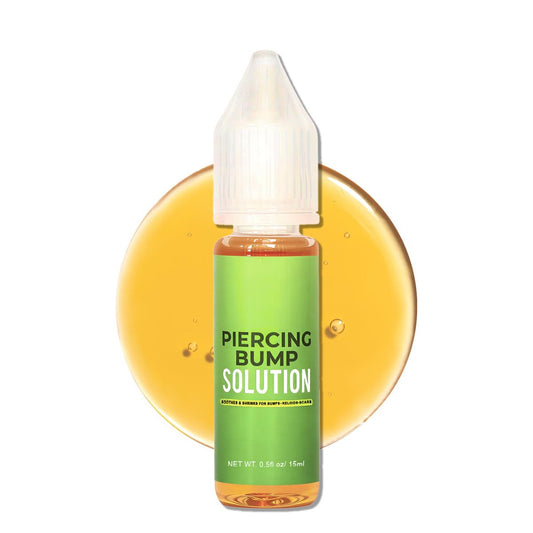 Tobcharm Piercing Bump Lösung – Piercing Bump für Ohr, Nase & Körper – Lindert Keloid-Bumps, reduziert Rötungen & Reizungen, fördert die Heilung – 15 ml