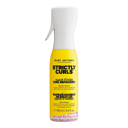Marc Anthony Strictly Curls Curl Refresher Spray – Leichter Anti-Frizz Lockenspray für definierte, federnde Locken und Wellen, 6,4 Fl Oz