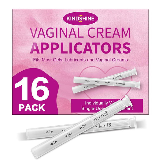 16er-Pack Einweg-Applikatoren für Vaginalcreme – Hygienisch, einzeln verpackt, mit Dosierungsmarkierungen, passend für die meisten Cremes, Gele und Gleitmittel