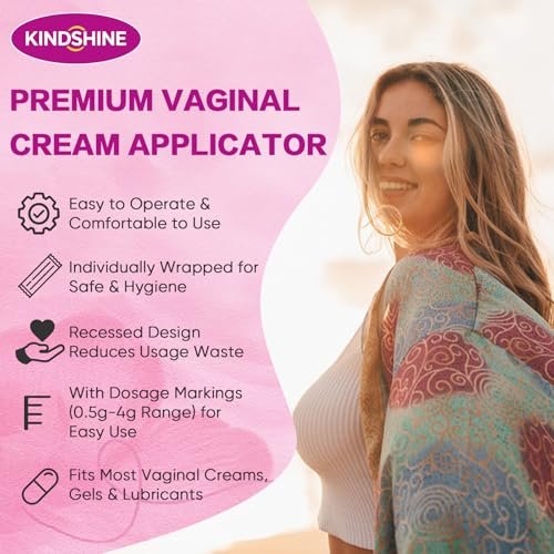 16er-Pack Einweg-Applikatoren für Vaginalcreme – Hygienisch, einzeln verpackt, mit Dosierungsmarkierungen, passend für die meisten Cremes, Gele und Gleitmittel