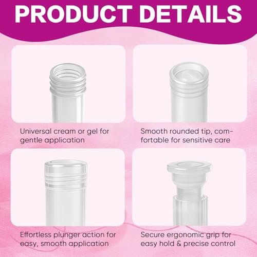 16er-Pack Einweg-Applikatoren für Vaginalcreme – Hygienisch, einzeln verpackt, mit Dosierungsmarkierungen, passend für die meisten Cremes, Gele und Gleitmittel