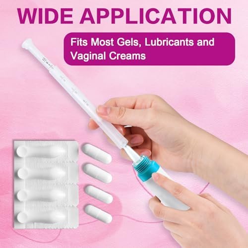 16er-Pack Einweg-Applikatoren für Vaginalcreme – Hygienisch, einzeln verpackt, mit Dosierungsmarkierungen, passend für die meisten Cremes, Gele und Gleitmittel