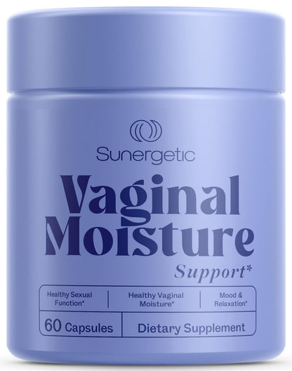 Premium Vaginale Feuchtigkeitsunterstützung Kapseln - Vaginale Feuchtigkeit & Stimmung, Sexuelle Funktion & Entspannung, Trockenheit, Weibliches Wohlbefinden & Intimität, KSM 66 Ashwagandha, Ulme & Maca - 60 Kapseln