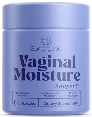 Premium Vaginale Feuchtigkeitsunterstützung Kapseln - Vaginale Feuchtigkeit & Stimmung, Sexuelle Funktion & Entspannung, Trockenheit, Weibliches Wohlbefinden & Intimität, KSM 66 Ashwagandha, Ulme & Maca - 60 Kapseln