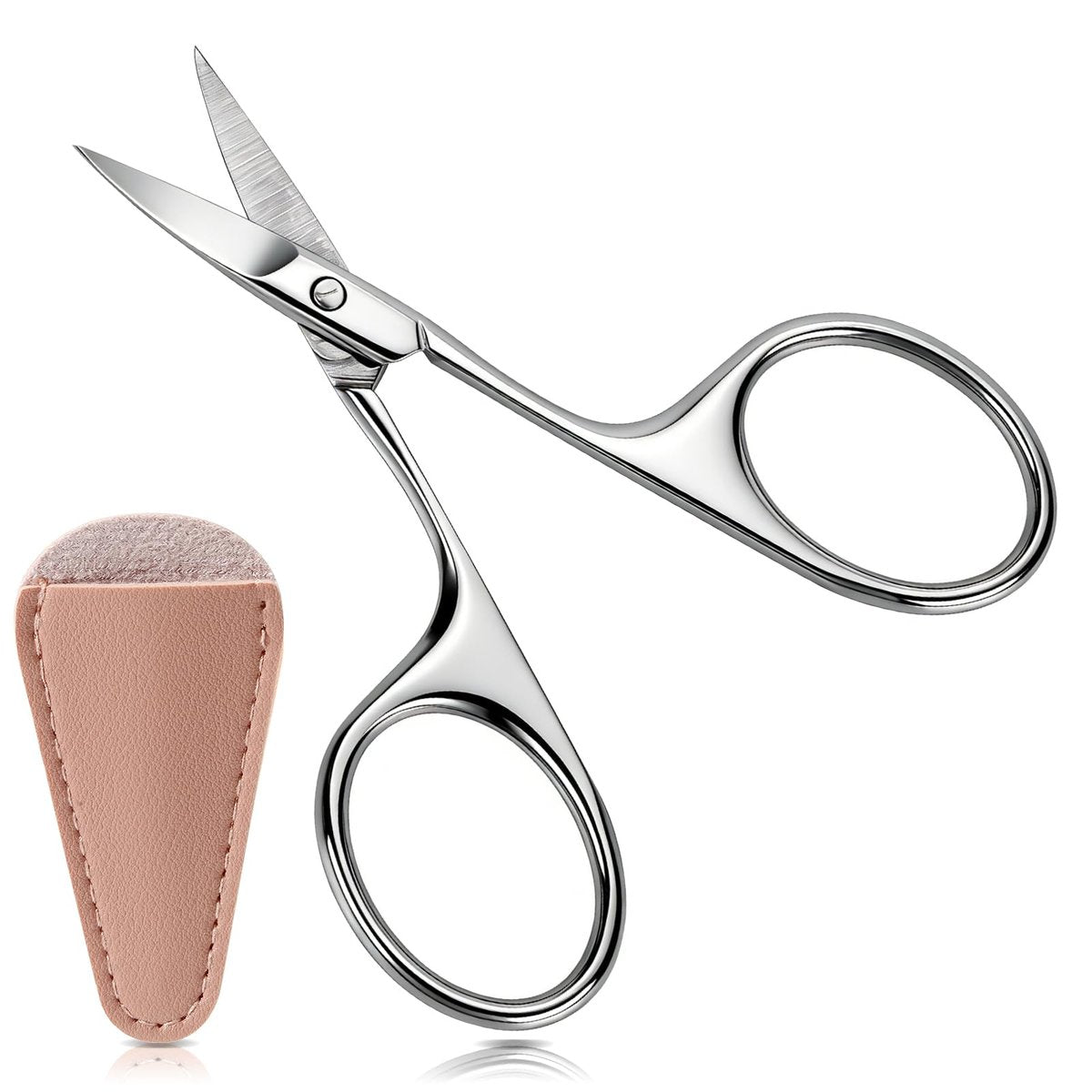 Hdama Kleine Schere für die Körperpflege, Augenbrauenschere für Frauen und Männer, professionelle Mini-Trimmerschere für Schnurrbart, Bart, Nasenhaare und Gesichtshaare