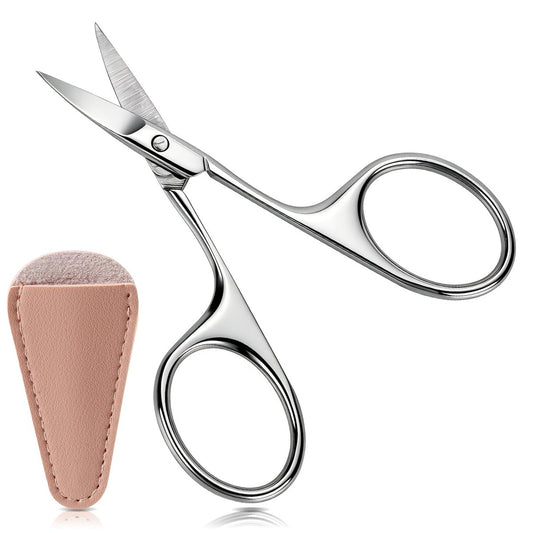 Hdama Kleine Schere für die Körperpflege, Augenbrauenschere für Frauen und Männer, professionelle Mini-Trimmerschere für Schnurrbart, Bart, Nasenhaare und Gesichtshaare