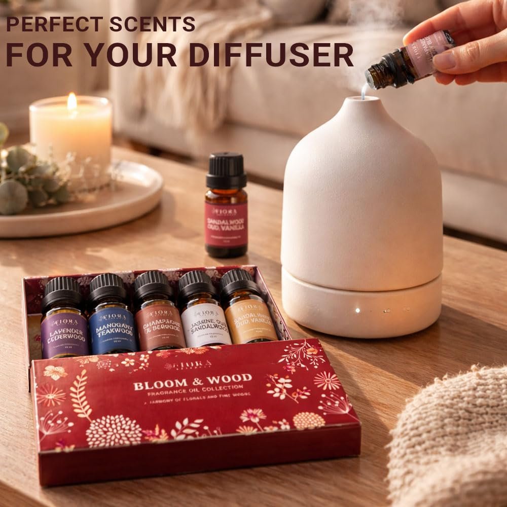 Premium Duftöl Set – Hochkonzentrierte Duftöle für Kerzenherstellung, Seife, Wachsschmelzen & Raumduft, langanhaltende Aromaöle Geschenkset für Diffuser & DIY, Aromatherapie Muttertagsgeschenk