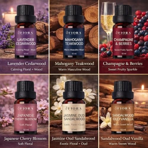 Premium Duftöl Set – Hochkonzentrierte Duftöle für Kerzenherstellung, Seife, Wachsschmelzen & Raumduft, langanhaltende Aromaöle Geschenkset für Diffuser & DIY, Aromatherapie Muttertagsgeschenk