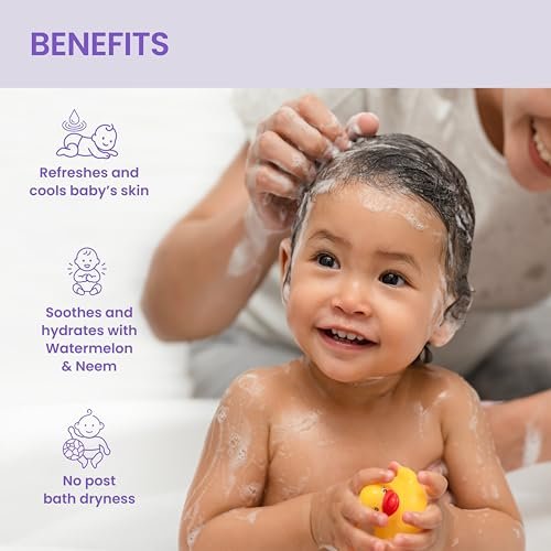 Himalaya Erfrischender Babybar – Sanfte Kräuterreinigung für Babys empfindliche Haut, beruhigt und hydratisiert, kein Spannungsgefühl nach dem Bad, klinisch getestet, 125 g, 3er-Pack