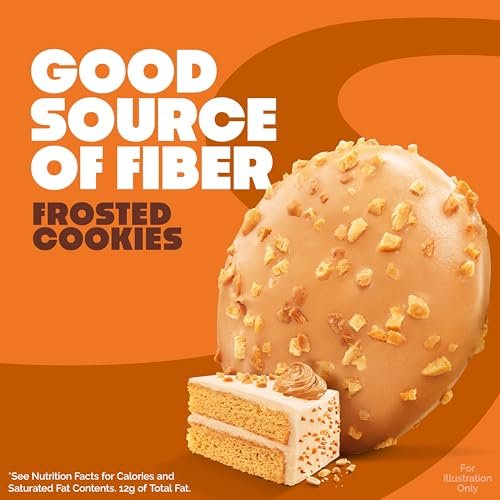 Quest Nutrition Frosted Protein Cookies Twin Pack, Erdnussbutter-Geschmack, 1g Zucker, 11g Protein, 2g Netto-Kohlenhydrate, Glutenfrei, 16 Kekse