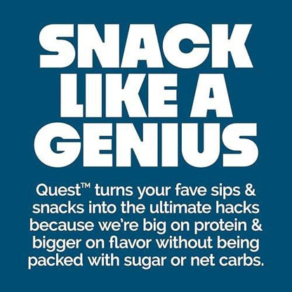 Quest Nutrition Stacks Proteinriegel, Zimt & Brauner Zucker, 20 g Protein, 2 g Netto-Kohlenhydrate, 1 g Zucker, Ballaststoffreich, Zuckerarm, Glutenfrei, 4er-Pack