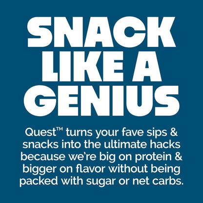 Quest Nutrition Stacks Proteinriegel, Zimt & Brauner Zucker, 20 g Protein, 2 g Netto-Kohlenhydrate, 1 g Zucker, Ballaststoffreich, Zuckerarm, Glutenfrei, 4er-Pack
