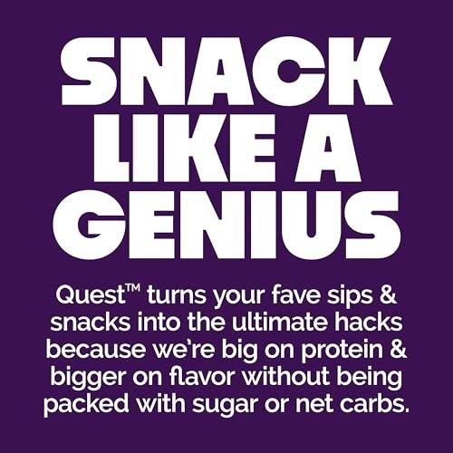 Quest Nutrition Stacks Proteinriegel, Brownie a la Mode Geschmack, 20g Protein, 3g Netto-Kohlenhydrate, 1g Zucker, Ballaststoffreich, Zuckerarm, Glutenfrei, 12er Pack