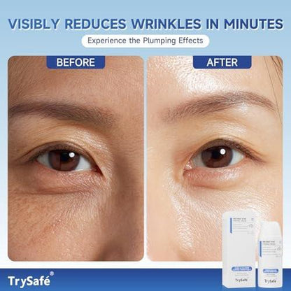 TrySafe 1,06oz PDRN & Calcium & Copper Peptides Temporärer Augenstraffer - Reduziert Augenringe, Tränensäcke & Fältchen sofort* | Hyaluron, Kollagen, Kojisäure, Koffein