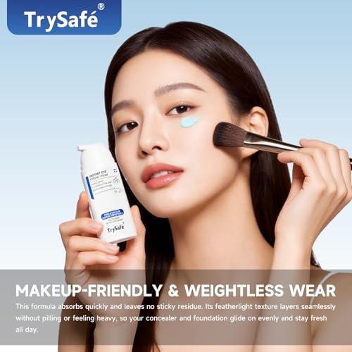 TrySafe 1,06oz PDRN & Calcium & Copper Peptides Temporärer Augenstraffer - Reduziert Augenringe, Tränensäcke & Fältchen sofort* | Hyaluron, Kollagen, Kojisäure, Koffein