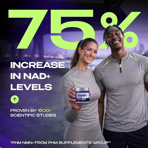 PURE HEALTH MAX NMN Nahrungsergänzungsmittel mit NAD+ und Resveratrol – NMNH-Alternative | NAD-Liposomale Kapseln für Männer und Frauen – Unterstützt die Zellenergie | 90 Kapseln, 3 Monate Vorrat