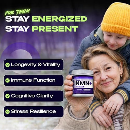 PURE HEALTH MAX NMN Nahrungsergänzungsmittel mit NAD+ und Resveratrol – NMNH-Alternative | NAD-Liposomale Kapseln für Männer und Frauen – Unterstützt die Zellenergie | 90 Kapseln, 3 Monate Vorrat