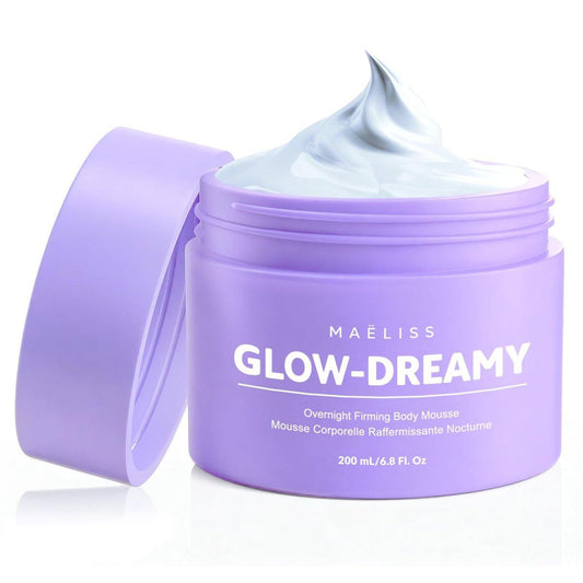 MAËLISS Overnight Toning Body Whip – Straffende Nachtcreme für schlaffe, faltige Haut an Armen, Oberschenkeln & Bauch – Feuchtigkeitsspendend & Anti-Falten für einen ebenmäßigen Teint im Schlaf – Geschenk für Mama, Oma & Frauen – 200 ml
