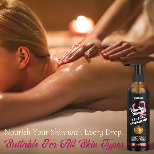 Vanille Massageöl für Paare – Sinnliches Körperöl für Valentinstag & romantische Abende | 250 ml
