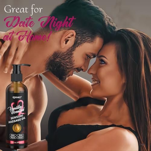 Vanille Massageöl für Paare – Sinnliches Körperöl für Valentinstag & romantische Abende | 250 ml