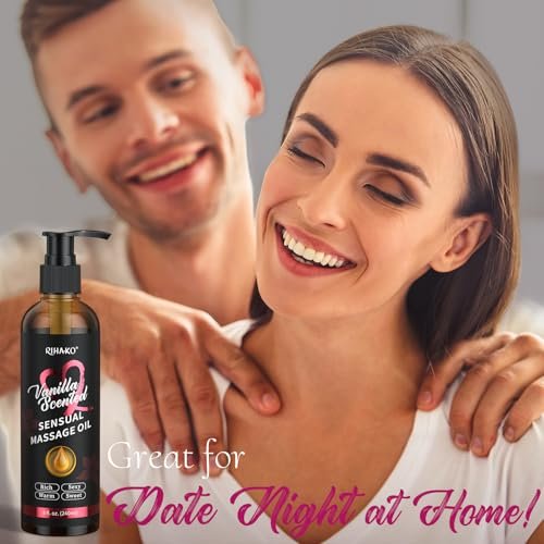 Vanille Massageöl für Paare – Sinnliches Körperöl für Valentinstag & romantische Abende | 250 ml