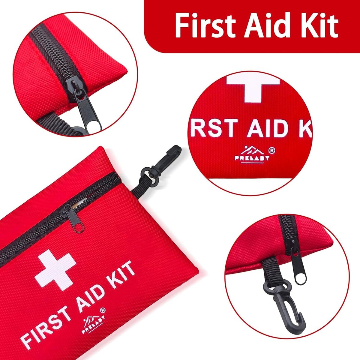 2er-Pack 152-teiliges kleines Erste-Hilfe-Set, Reisegröße, TSA-zugelassen, Mini-Erste-Hilfe-Set für Zuhause, Auto, Reisen, Camping, LKW, Sport, Büro, Wandern, Rucksack; Geschenk für Oma