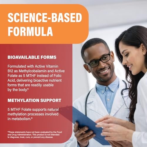 Vitamin B Komplex – B1 | B2 | B3 | B5 | B6 | Biotin | B12 | 5-MTHF – Astragalus & Vollwertmischung – Energie, Stoffwechsel & Gehirn – B-Vitamine für Frauen & Männer – Laborgeprüft – 60 Kapseln, 60 Tage Vorrat