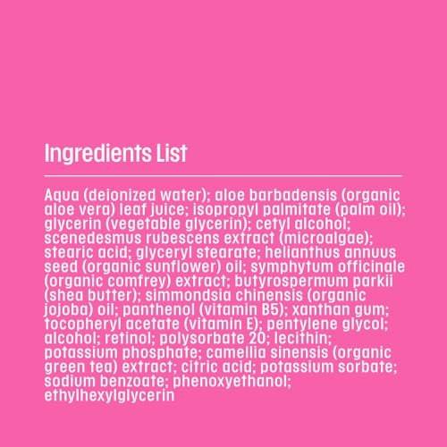 SurFACE Face Moisturizer mit Mikroalgen, Retinol, Squalan – Hydratisierende Blaulicht-Schutzcreme mit Sheen, 1,7 oz