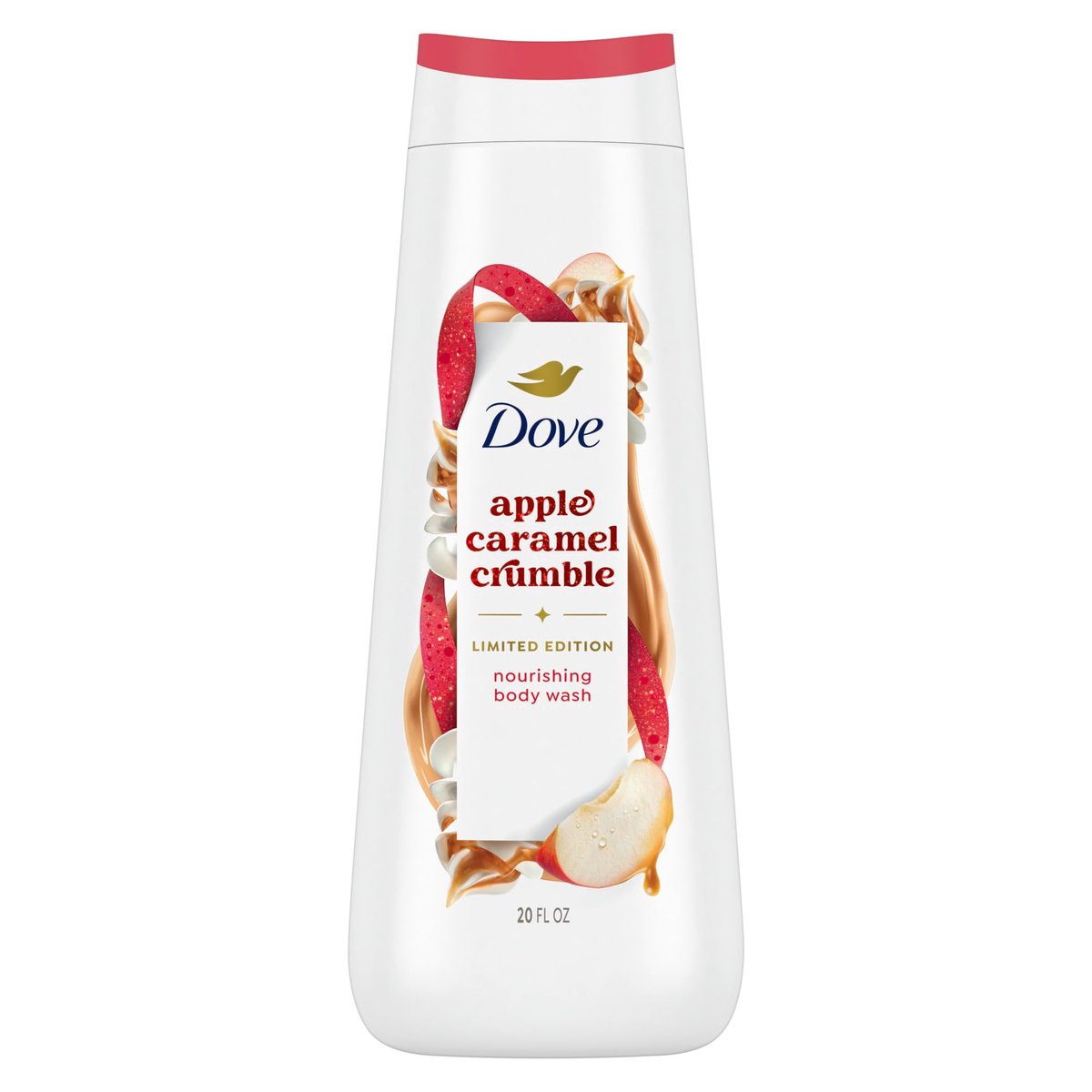 Dove Limited Edition Holiday Treats Duschgel für tiefe Nährpflege – Apfel-Cider-Karamell 20 oz