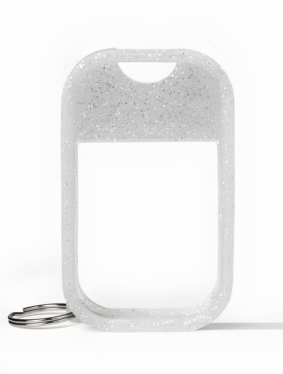 Touchland Handdesinfektionsmittel Silikonhülle mit Schlüsselring – Kompatibel nur mit 1 FL OZ Touchland Handdesinfektionsmittel – Frosted Sparkle