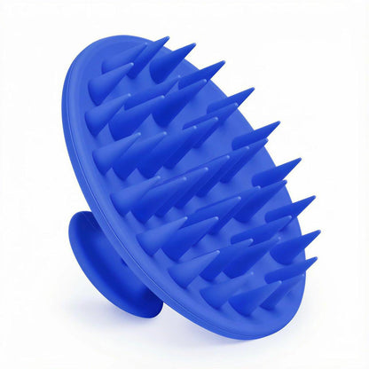 Meartchy Silikon-Kopfhautmassagebürste, Shampoo-Bürste für Haarwachstum & Schuppenentfernung, Haarbürste mit weichen Borsten für nasse und trockene Kopfhautpflege (Ozeanblau)