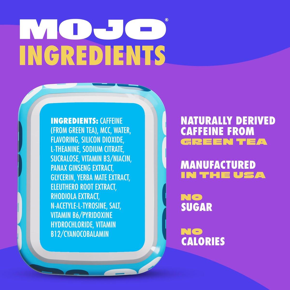 MOJO Energy Pouches Mint – 50 mg Koffein-Pouch, 15 Beutel, Einzelpackung