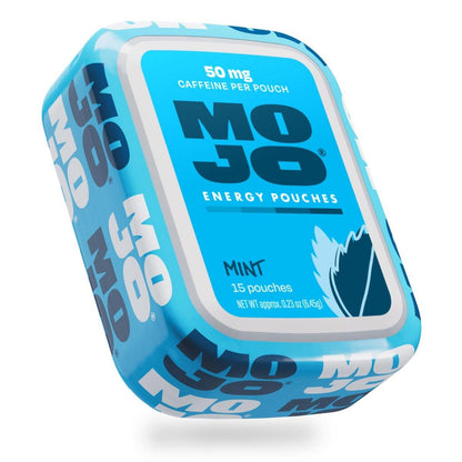 MOJO Energy Pouches Mint – 50 mg Koffein-Pouch, 15 Beutel, Einzelpackung